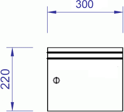 Højkapacitets Postkasse