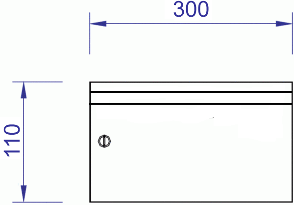 Lavprofil Træ Postkasse